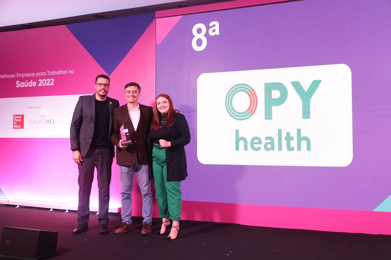 Featured image for “Opy Health é eleita uma das melhores empresas para trabalhar pelo segundo ano consecutivo”